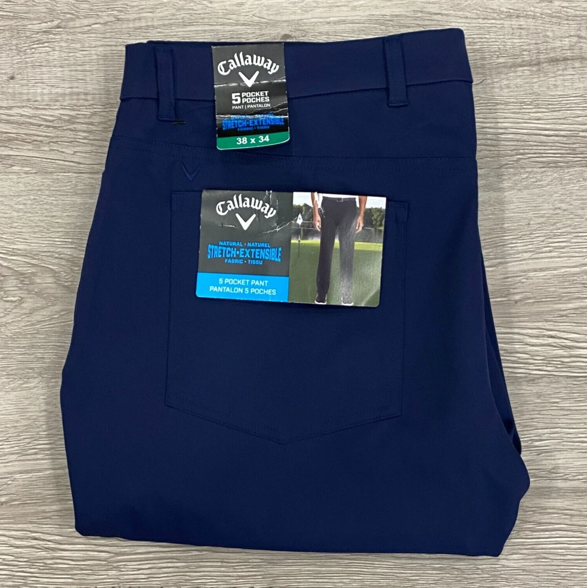 Callaway Slim Fit Golf Pants Men s Size 38 X 34