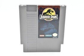 Nintendo NES - JURASSIC PARK, Cartridge & Manual, 1993, TESTED, Vtg Video Game