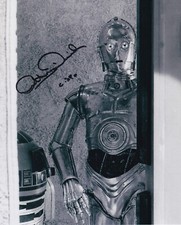 ANTHONY DANIELS signed autograph 20x25cm STAR WARS in person autograph ACOA