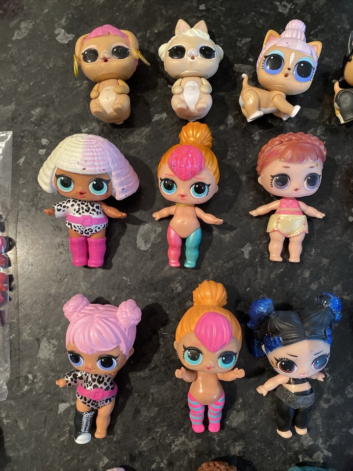 LOL Surprise Dolls X 15, lol Babies and LOL Pets Plus Accessories Bulk