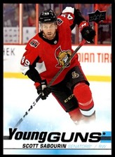 2019-20 UPPER DECK YOUNG GUNS Scott Sabourin Ottawa Senators #220 R60