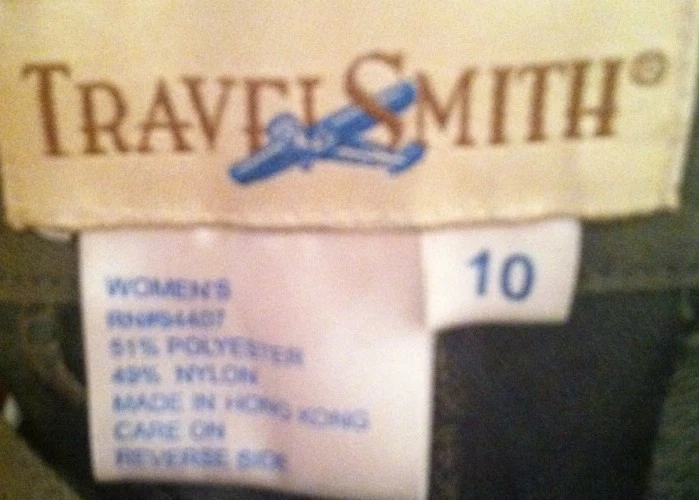 Pantalones cortos Travel Smith para mujer 10 verdes Foto 3 de 4