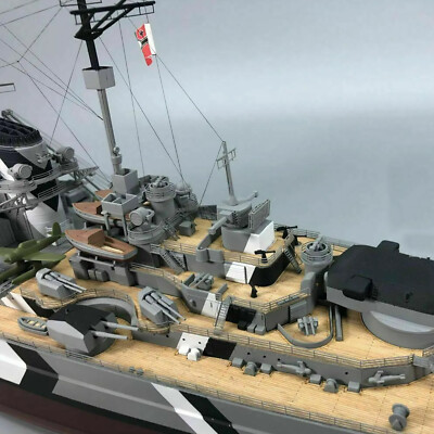 1/350 Schlachtschiff Holz Schiff Bismarck Holzdeck für Hobby Boss/Tamiya/Revell