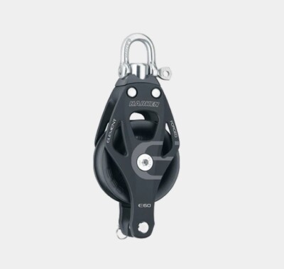 Harken 6261 60mm Single Element Sailboat Block Becket Pulley