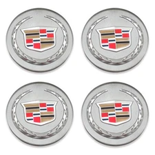 Center Caps Cadillac 9597375 9595439 DTS SRX XLR CTS ATS XTS Hubcaps OEM Set