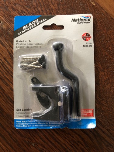 National Hardware Spring Gate Latch | Ornamental Design For Gates, Barn & Shed Doors | N109-031