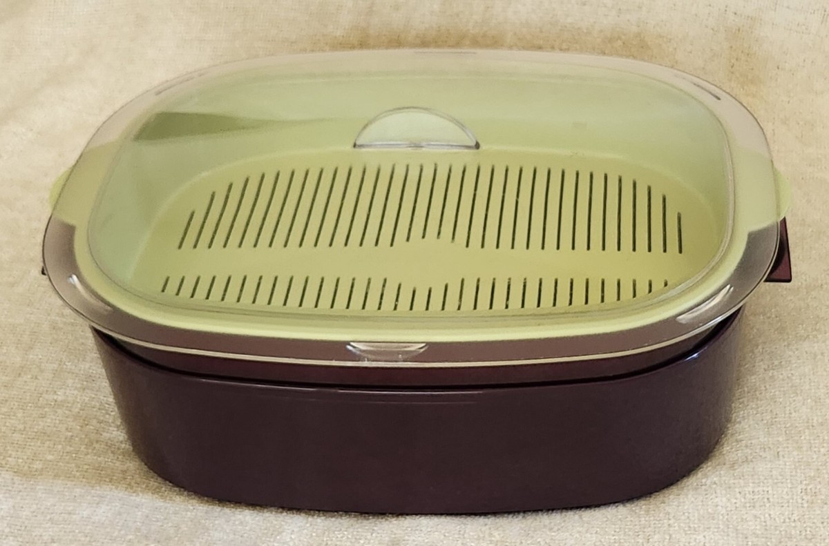 Tupperware Vintage 2000s 6-pc OVAL MICROWAVE STACK COOKER/STEAMER