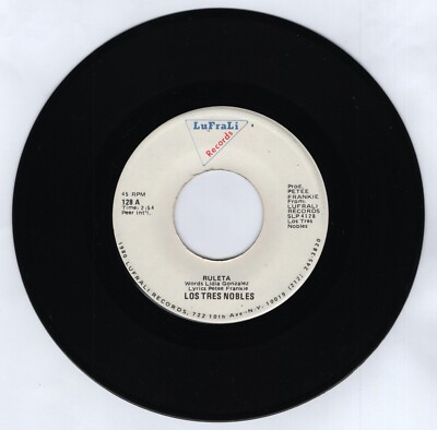 LOS TRES NOBLES Ruleta / Por Tus Tonterias LUFRALI RECORDS 7'' 45rpm Single