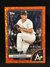 Kyle Glogoski 2023 Topps World Baseball Classic Orange Cracked Ice /25 #4