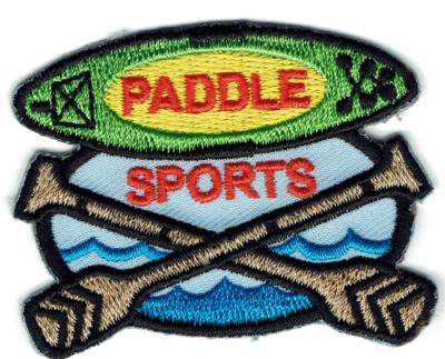 Girl Boys Cub PADDLE BOARD SPORTS Fun Patches Crests Badge SCOUT GUIDE stand up