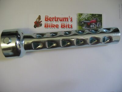 MOTORRAD AUSPUFFBLENDE DB KILLER 53,50MM 8'' LANG 4 STOKE MOTOR CHROM