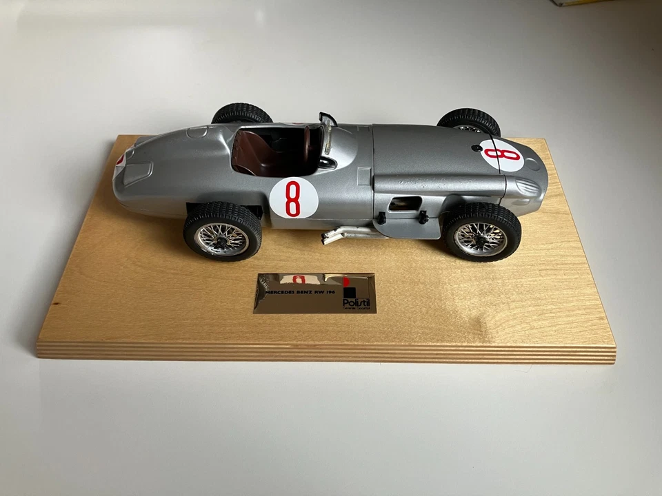 MERCEDES BENZ RW 196 POLISTIL 1/16 1:16 AUTO CAPITAL DIECAST MODEL CAR MODELLINO - Immagine 3 di 4