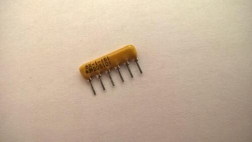 ZP428  Lot of  10 pcs  4606X-101-151 Resistor Network 150 Ohm  5 Resistor 6-SIP - Foto 1 di 2