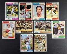 1974 Topps Baseball Star and Semi Star Lot 10 Cards Tom Seaver Reggie Jackson