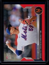 2022 Topps Now #282 Carlos Carrasco Red Parallel Card #d /10