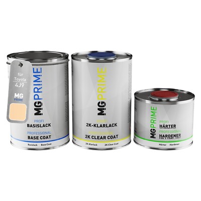 Autolack Dose Set für Toyota 4J9 Light Tan Desert Tan Basislack 2K Klarlack 2,5L