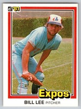 1981 Donruss - #211 Bill Lee