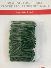 NEW ASHLAND SMALL 1.75" GREEN ORNAMENT HOOKS 480 PIECES CHRISTMAS WREATH TREE