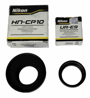 Nikon HN-CP10 Lens Hood for COOLPIX 5400 Digital Camera + UR-E9