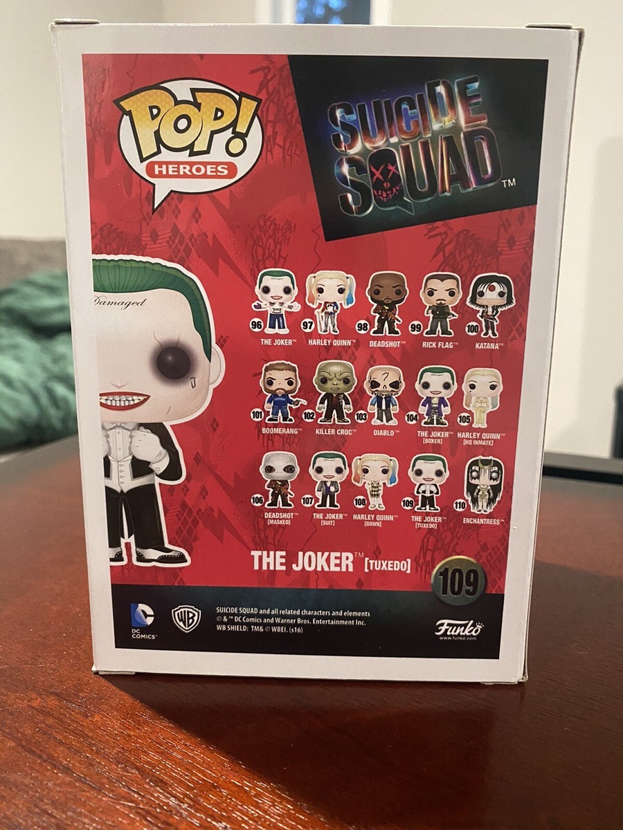 Funko Pop DC Comics Suicide Squad — The Joker (Tuxedo) 109