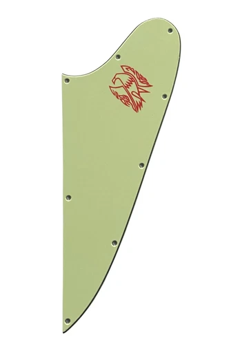 Green Red Logo For Gibson Firebird Black Guitar Slinger Parts Guitar Pickguard
