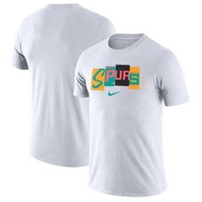 Men's San Antonio Spurs Nike White 2021/22 City Edition Essential T-Shirt/ M