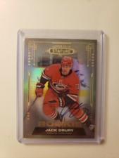 2021/22 Upper Deck Stature JACK DRURY Rookie Auto 