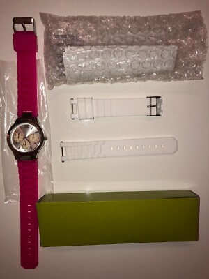 LBVYR Armbanduhr Damen Datum, Wochentag, 24h-Anzeige, Ersatzband OVP + Geschenke