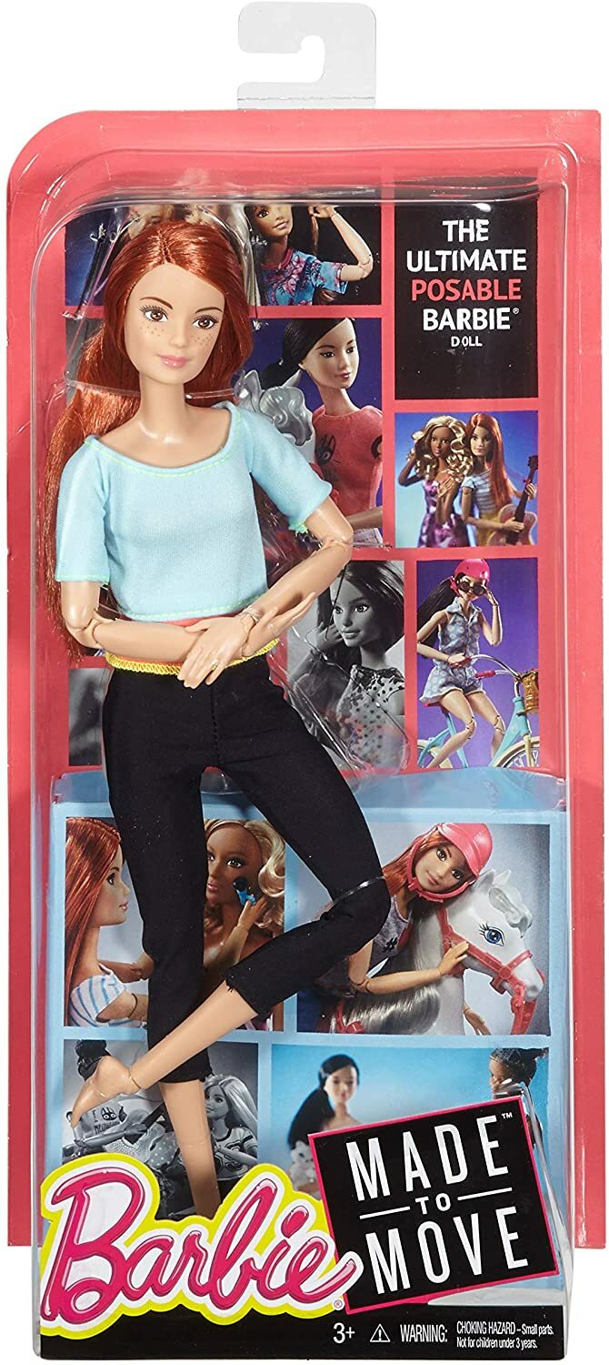 barbie made to move red hair