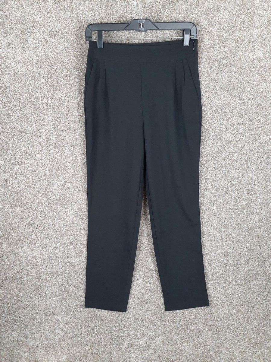 Lulus Side Zipper Tapered Leg Dress Pants Womens 4 High Rise Career Chic  Preppy | eBay