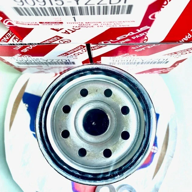 (2) TOYOTA OEM Engine-Oil Filter 90915YZZD1 w gasket - Image 4 of 4