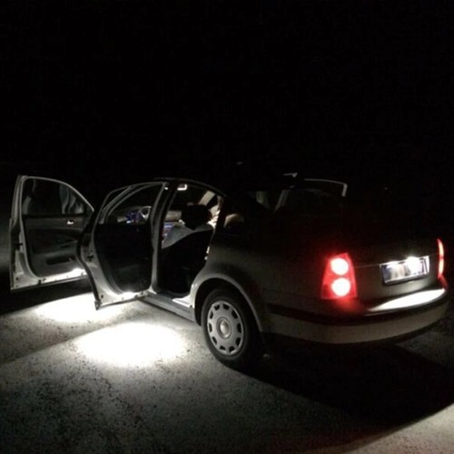 For Touareg Scirocco Golf Jetta LED Footwell Door Courtesy Glove Box Boot Lights - Picture 17 of 21