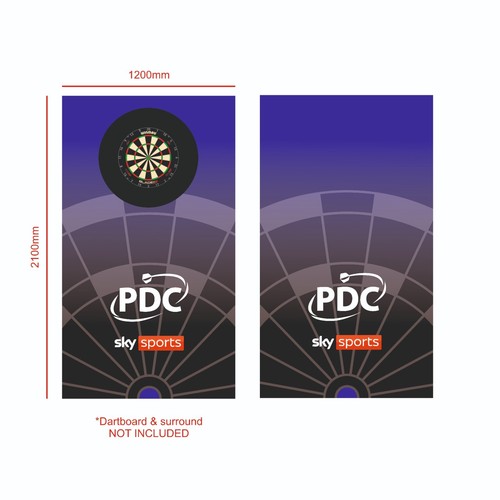 Dart Board Surround Wall Graphic 1200mm wide - Picture 6 of 6