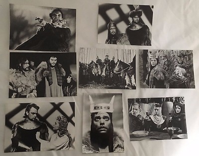 MACBETH - 1948 - ORSON WELLES - 8 FOTOS KINO PRESSE