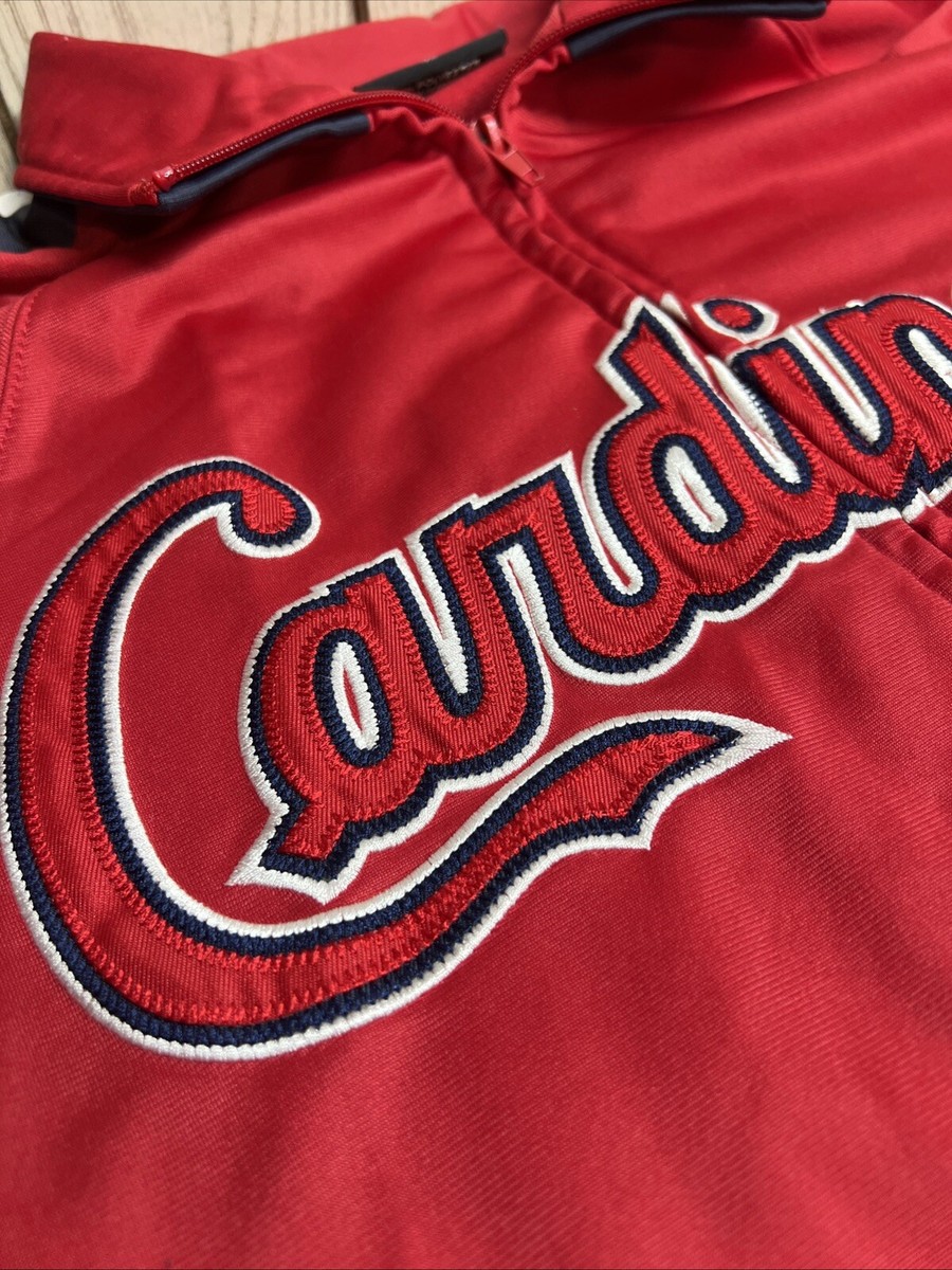 STITCHES St Louis Cardinals Men's Full Zip Jacket Sz Medium GUC