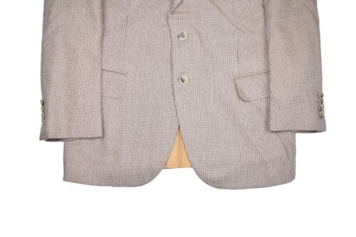 Abrigo Blazer Abrigo Deportivo Brioni Para Hombre 40 Beige Mezcla Lana Hecho en Italia - Imagen 3 de 12