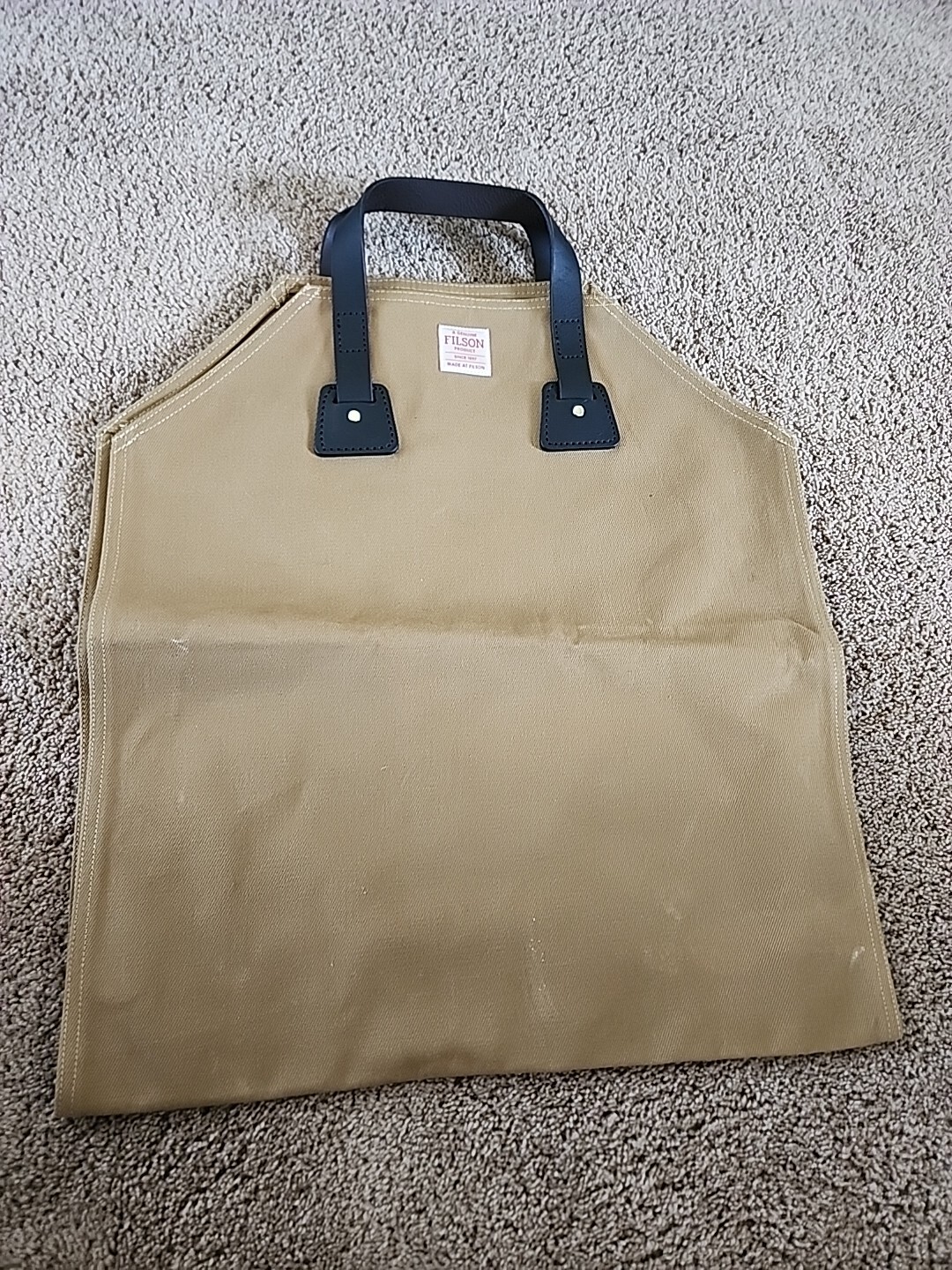 Filson Rugged Twill Log Carrier Made in USA MSRP … Gem