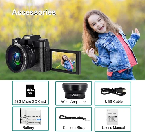 4K digital camera photography, 48MP full high definition camera with WiFi- - Picture 7 of 7