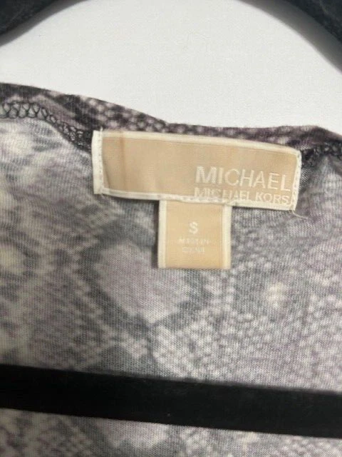 OFFERTA Abito tubino tunica MICHAEL Michael Kors animalier stampa rettile taglia small S
