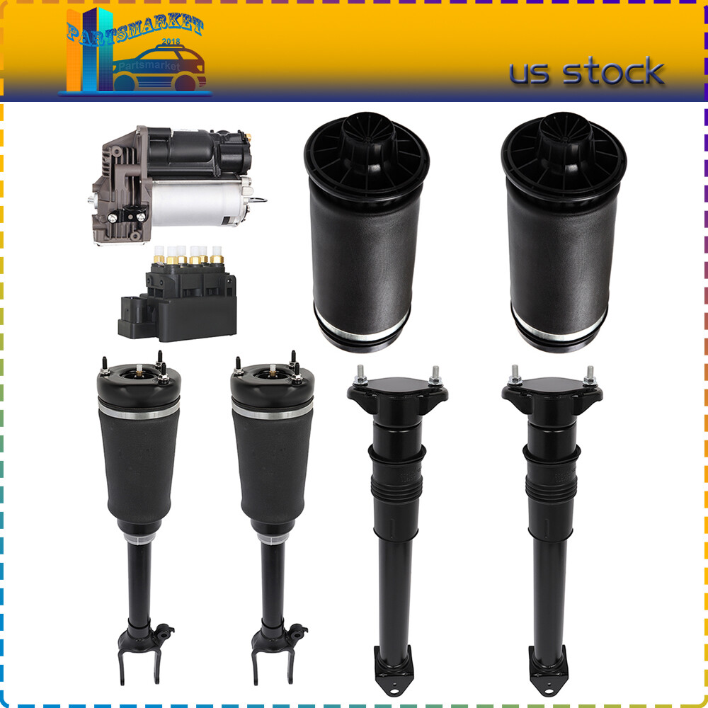 8PCS Air Suspension Strut Assembly?Compressor Relay Kit For Mercedes ML350 ML450-image