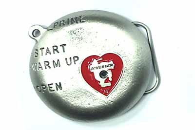 Schebler Round Belt Buckle for All Harley Lovers! - Picture 2 of 4