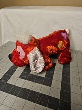 Dan Dee Collectors Choice Plush Dog 10" Valentines Day Hearts Red and Pink