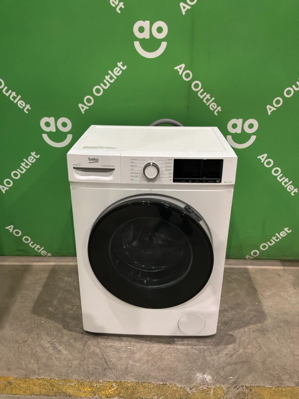 Beko Washing Machine 8kg 1400rpm - White - A Rated - BW1O3841W #LF116525