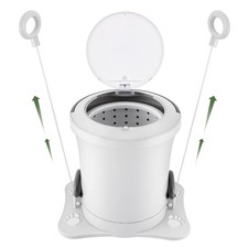 Manual Clothes Dryer Portable Mini Dryer Compact Spinner Non Electric Laundry...