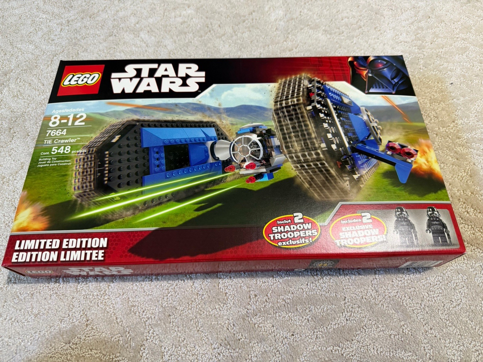 LEGO 7664 STAR WARS TIE CRAWLER With 2 Shadow Troopers Limited Edition - NEW