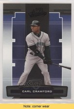 2005 Playoff Absolute Memorabilia Black Carl Crawford #14 READ 0c6
