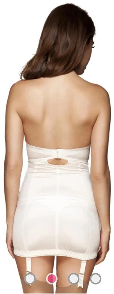 Gossard Retrolution VIP Ivory Bridal Basque Bra RRP£85 Bust Looks 2 Sizes Bigger - Image 3 of 4
