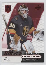 2023-24 Upper Deck Ovation Rookies Standing Red 2/100 Jiri Patera #123 1kx2