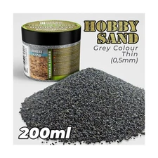 Green Stuff World Modelling Supply Thin Hobby Sand - Grey (200ml) New