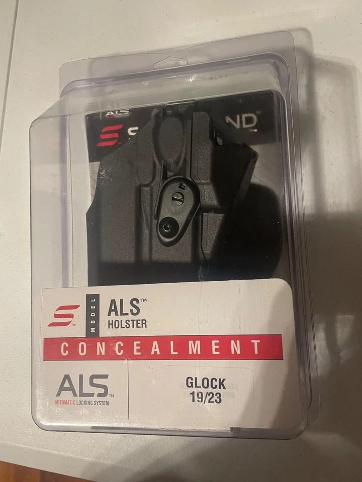 Safariland 7378RDS 7TS ALS Paddle/Belt Holster For Glock 19 Gen 4+5 w/X300U, RH - Image 3 of 4